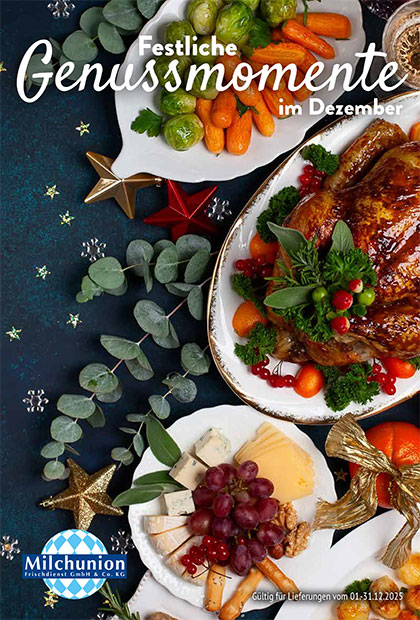 Monatswerbung Milchunion Dezember 2025