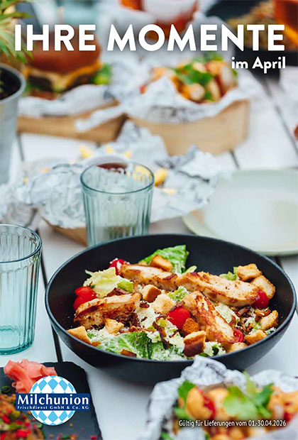 Monatswerbung Milchunion April 2026